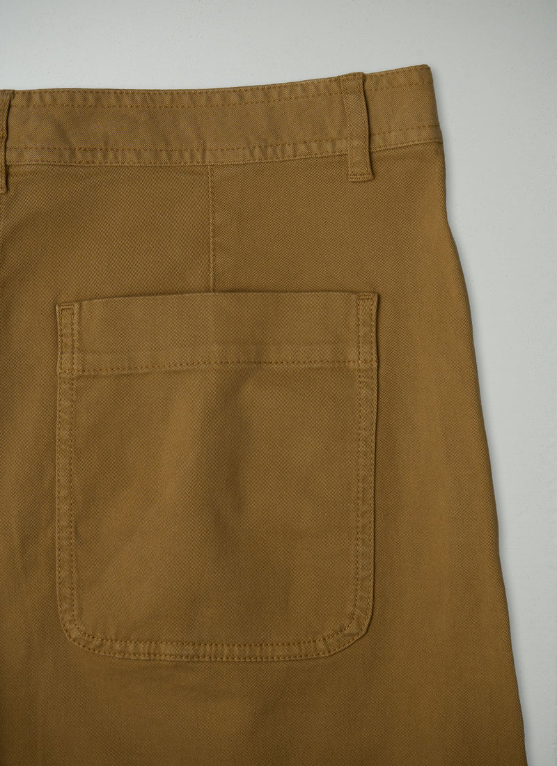 Reworn Cotton Twill Dart Trousers Size 16 (1614) | Rubber