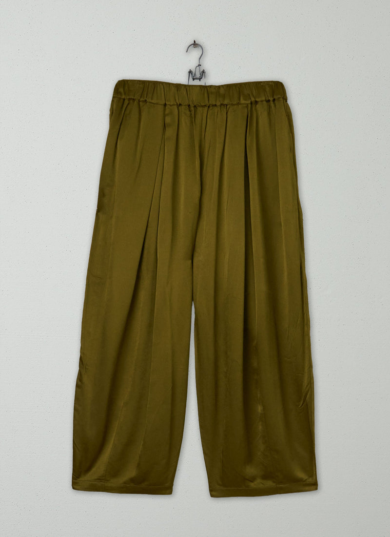 Reworn Seersucker Balloon Trousers Size 12 (1650) | Peat