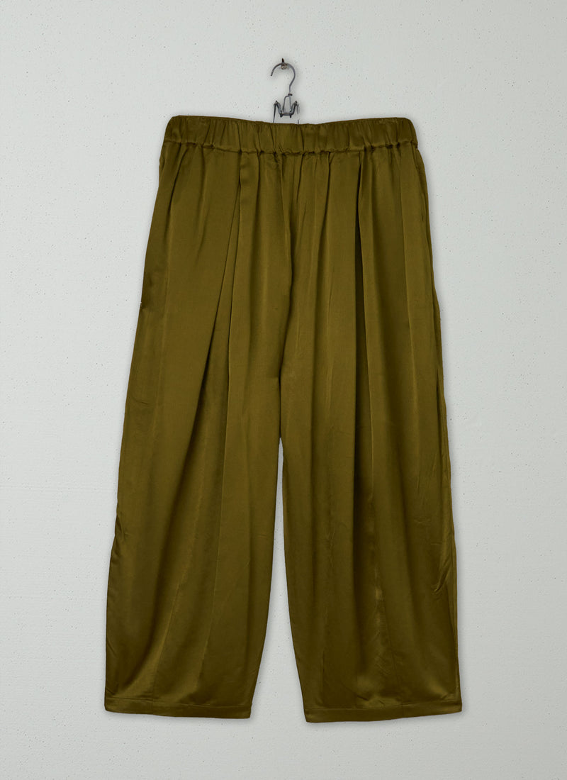 Reworn Seersucker Balloon Trousers Size 6 (1621) | Peat