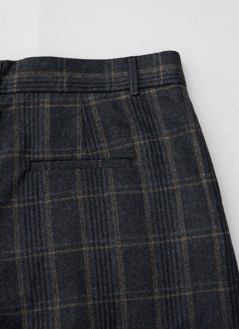 Reworn Jude Moss Check Trousers Size 14 (1689) | Multi