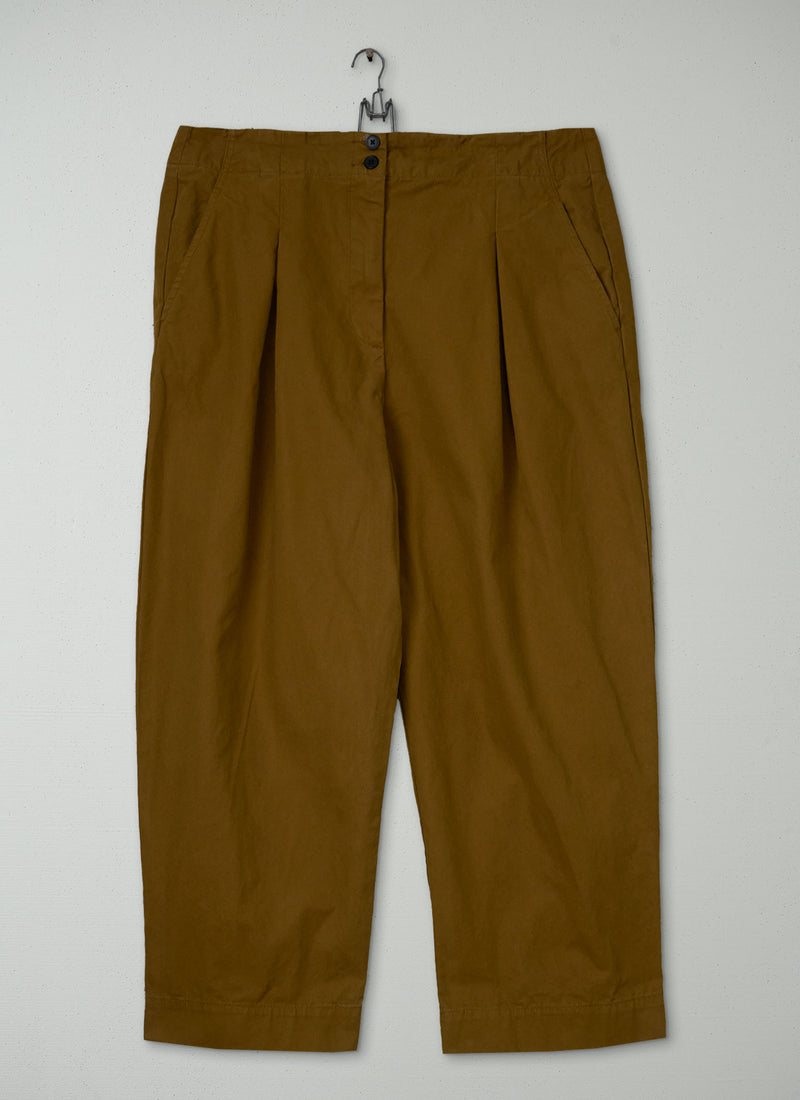Reworn Canvas Utility Trousers Size 14 (1474) | Tawny Brown