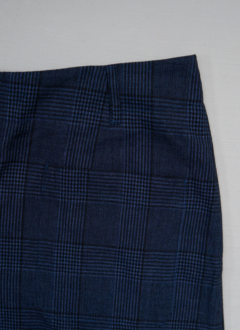 Reworn Prince Of Wales Check Trousers Size 4 (1397) | Multi