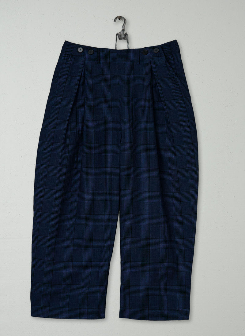 Reworn Prince Of Wales Check Trousers Size 4 (1397) | Multi