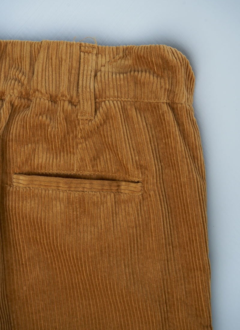 Reworn Cord Pull On Trousers Size 10 (1517) | Toffee