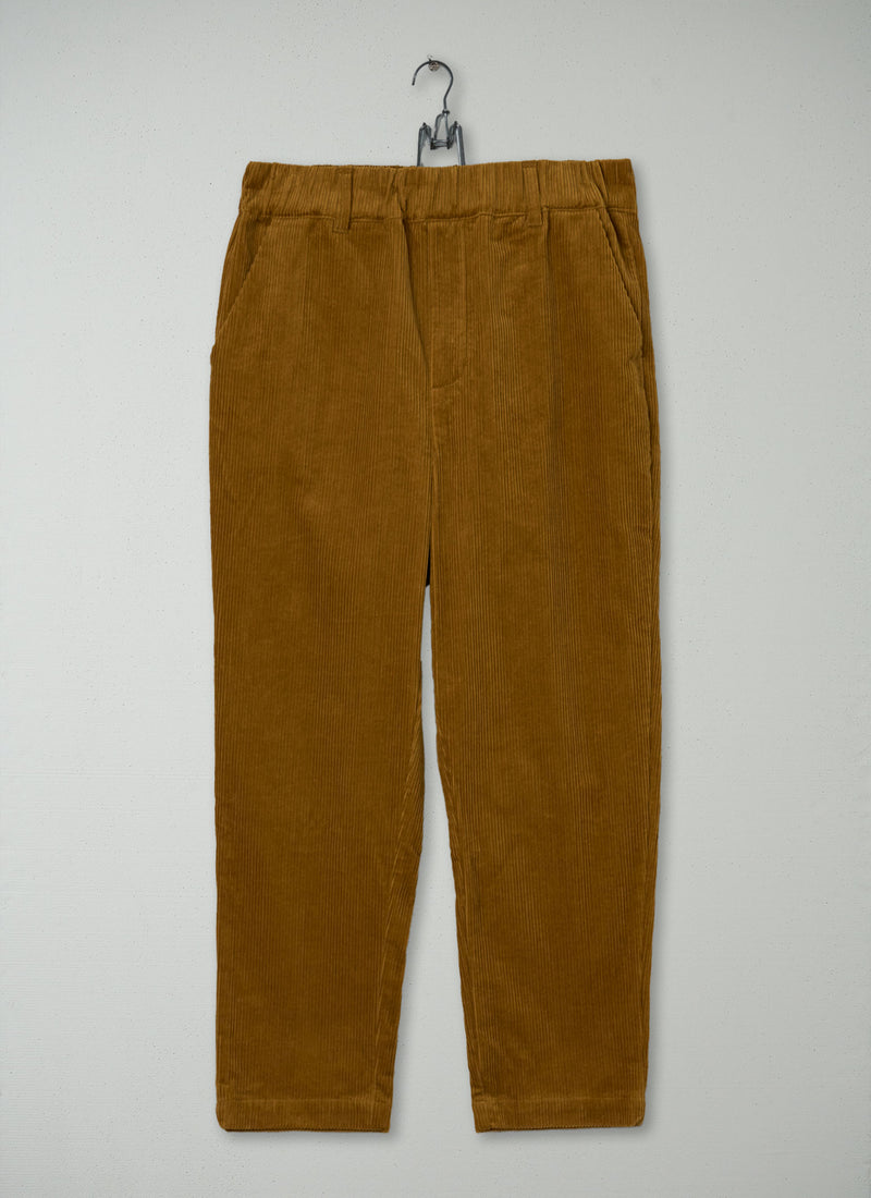 Reworn Cord Pull On Trousers Size 10 (1517) | Toffee