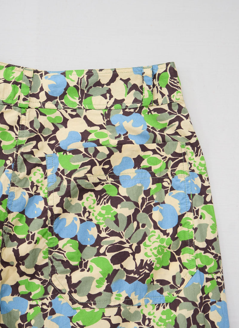 Reworn Hedgerow Print Trousers Size 14 (1267) | Multi