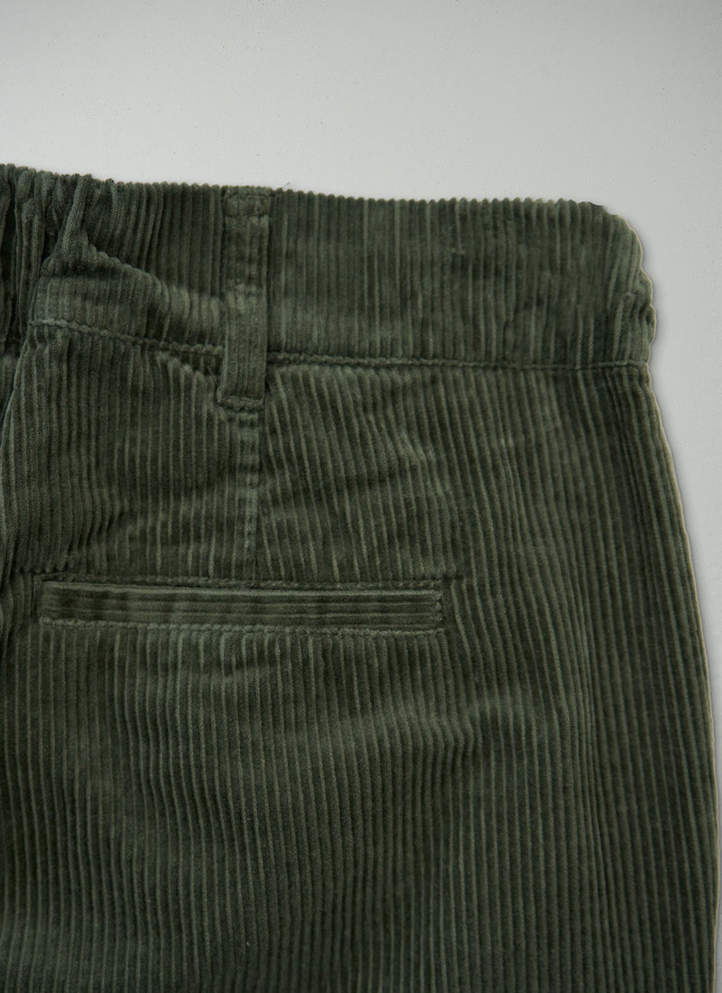 Reworn Cord Pull On Trousers Size 12 (1395) | Seaweed