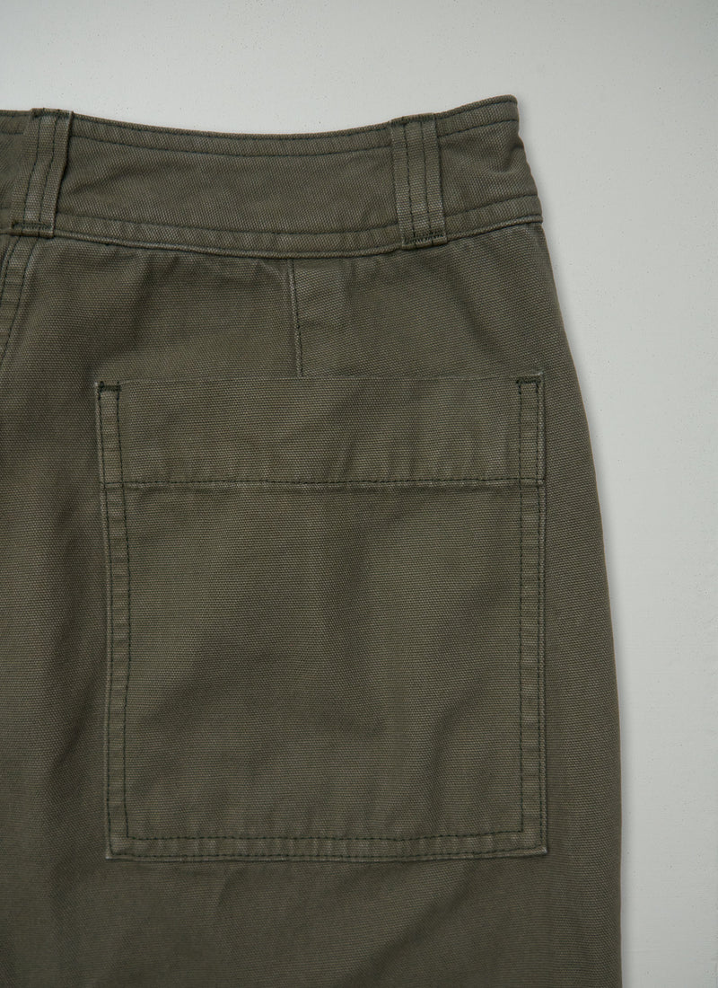 Reworn Kick Flare Trousers Size 10 (1213) | Seaweed