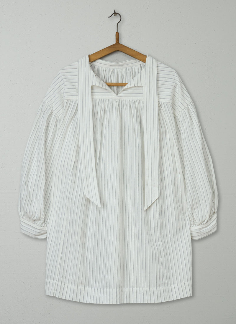 Reworn Tie Neck Shirt One Size (1150) | Multi