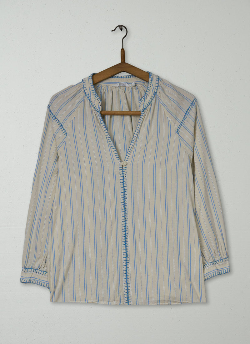 Reworn Blanket Stitch Top Size XXS (1166) | Multi