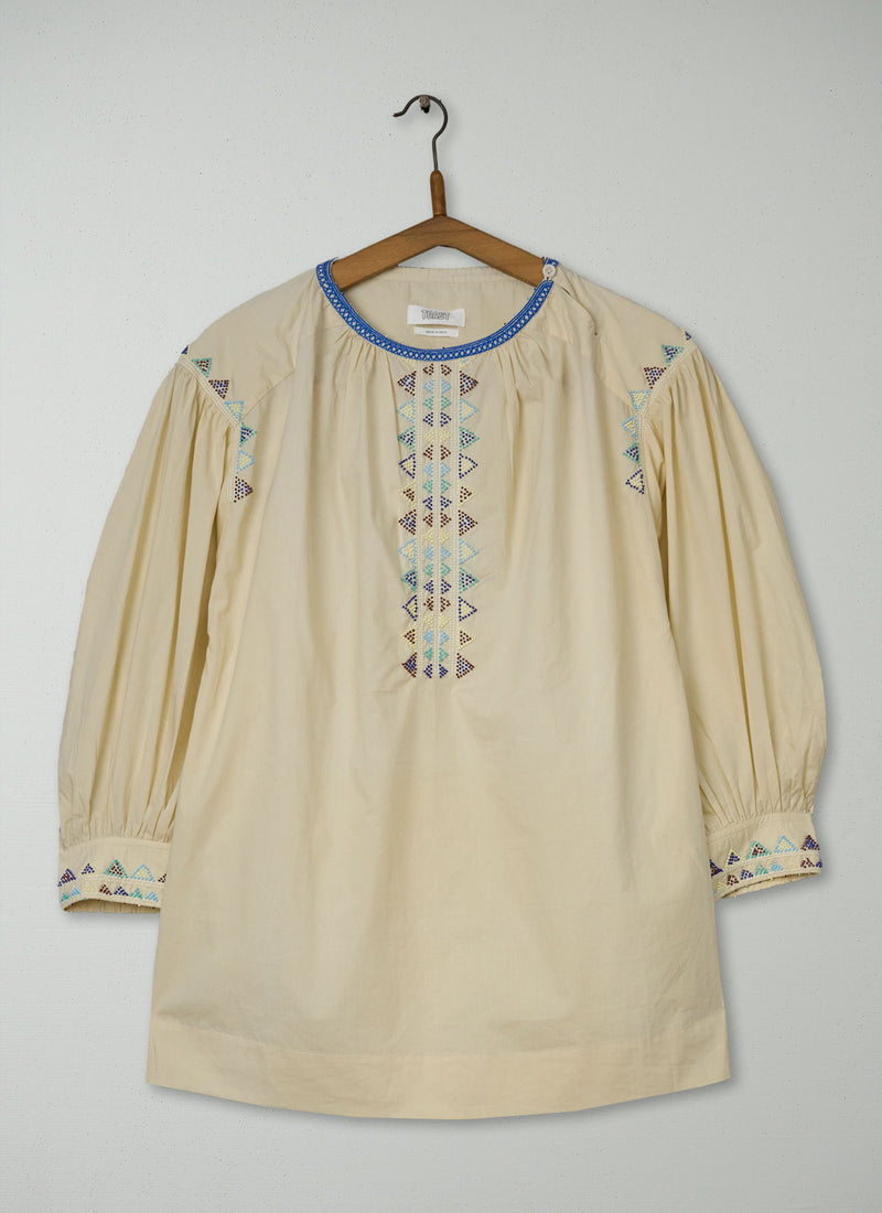 Reworn Hand Beaded Top Size XXSXS (1160) | Multi