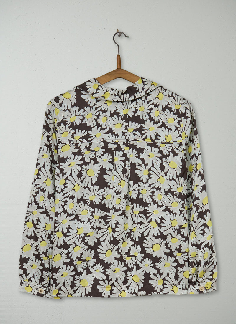 Reworn Painted Daisy Shirt Size 6 (1161) | Multi