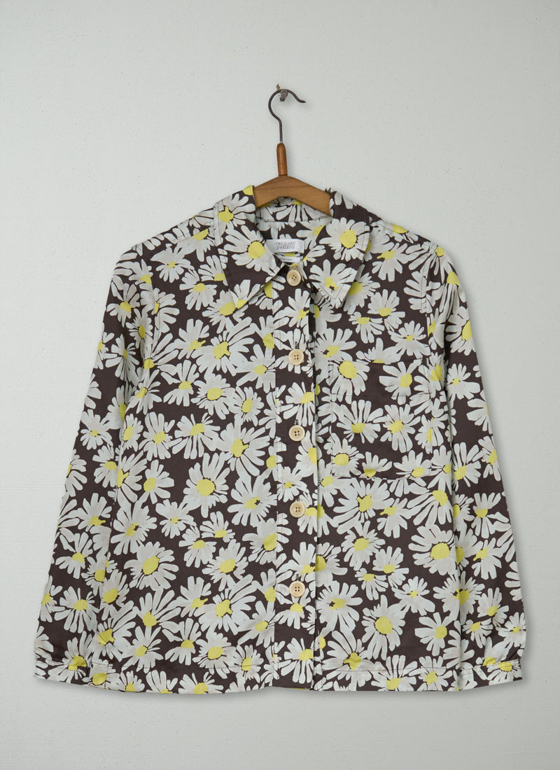 Reworn Painted Daisy Shirt Size 6 (1161) | Multi