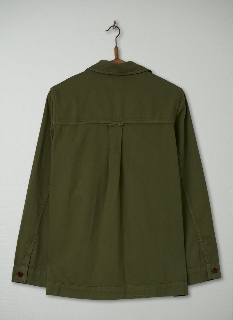 Reworn Garment Dyed Denim Shirt Size 4 (1107) | Artichoke