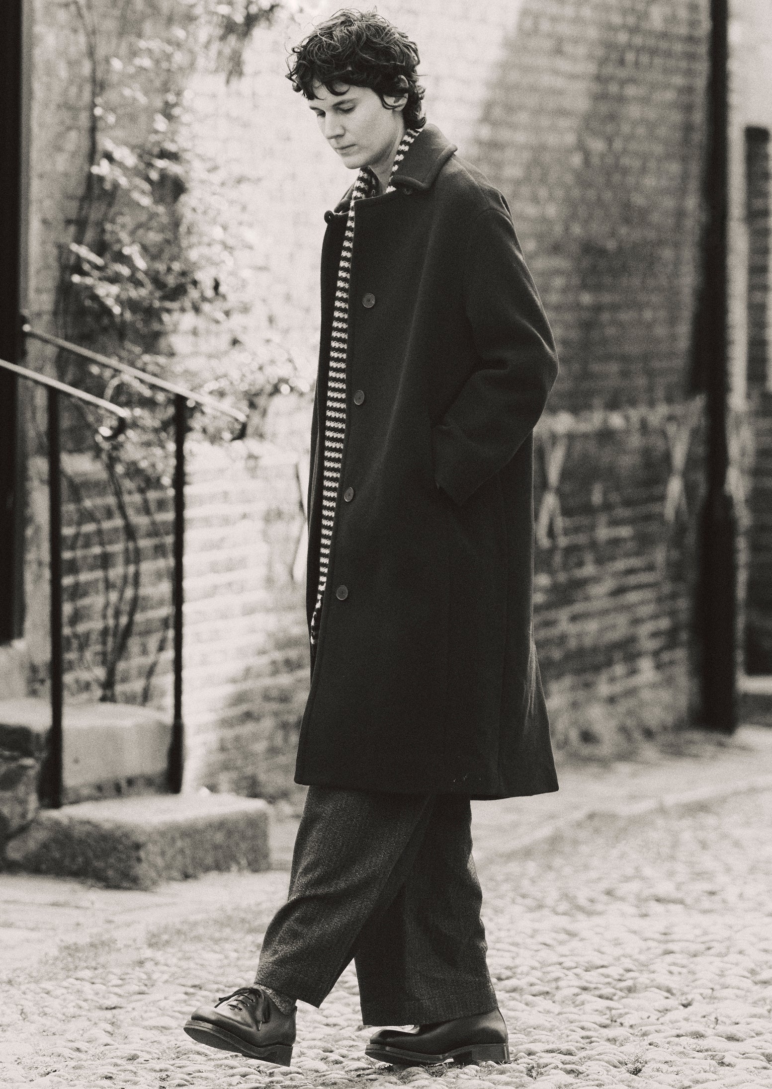 Wool Conservatoire Coat | Deep Navy | TOAST