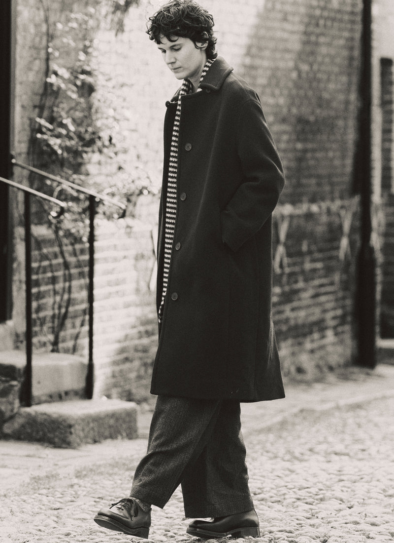 Wool Conservatoire Coat | Deep Navy