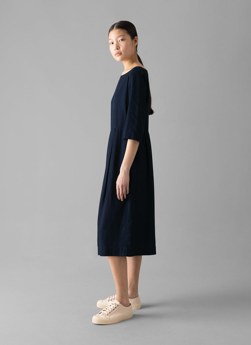 Franca Indigo Twill Dress | Indigo