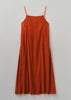 Square Neck Silk Velvet Dress | Ballerina