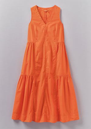 Tiered Cotton Poplin Dress | May Pole