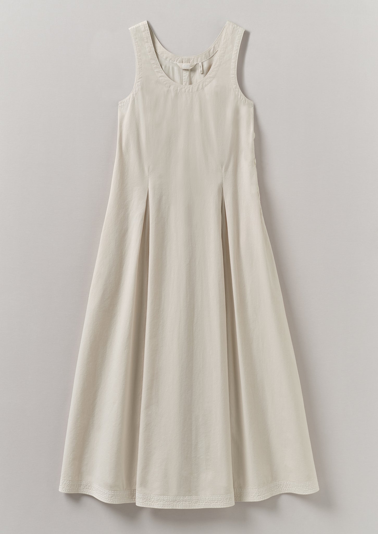 Cotton Poplin Sun Dress | Raw Linen