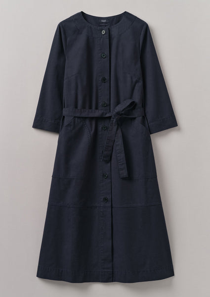 Buttoned Cotton Dress