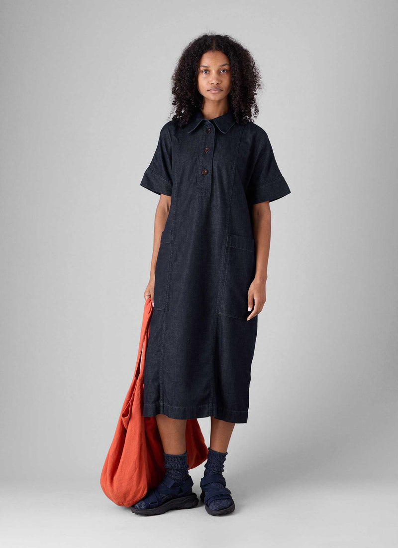 toast denim tunic dress A Line Denim Tunic Dress | Indigo