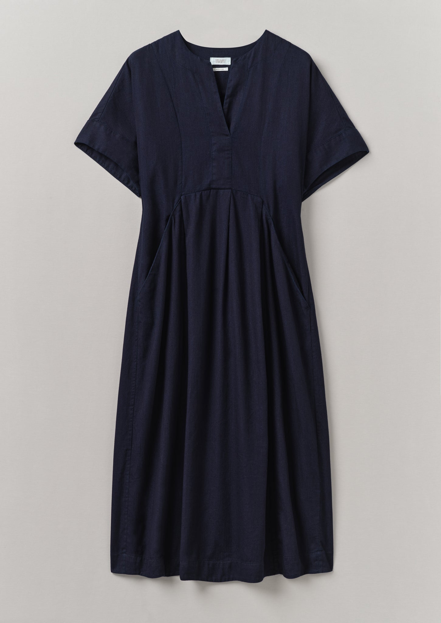 Bryn Twill Dress | Indigo