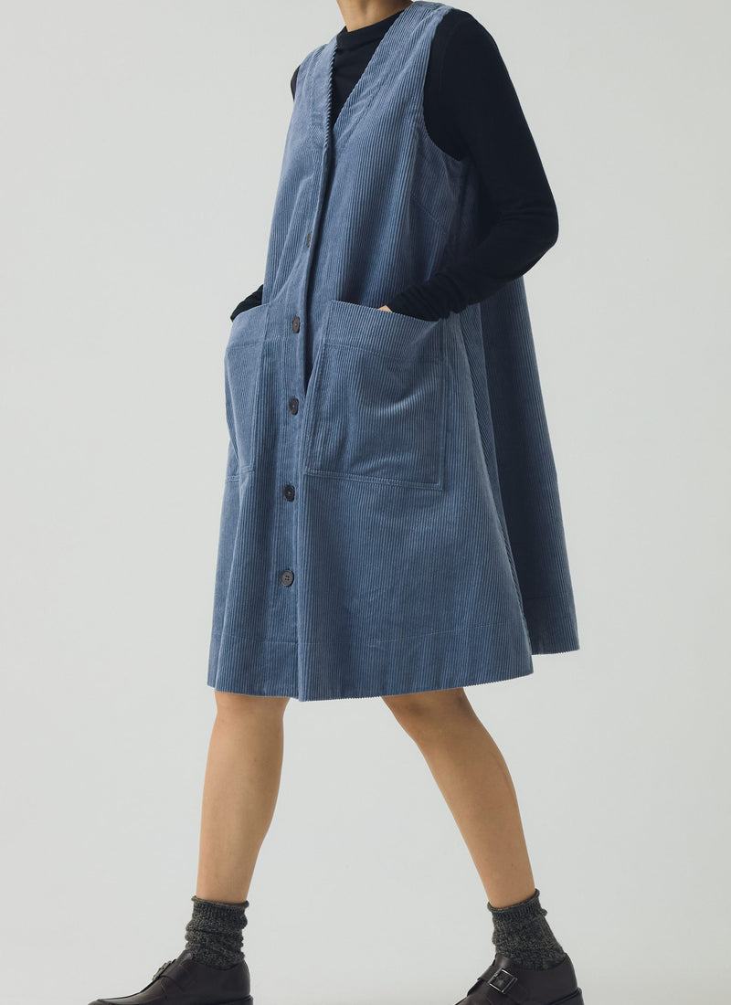Cord A Line Dress | Myrtle