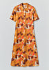 Paintbox Print Fluid Shirt Dress | Ginger