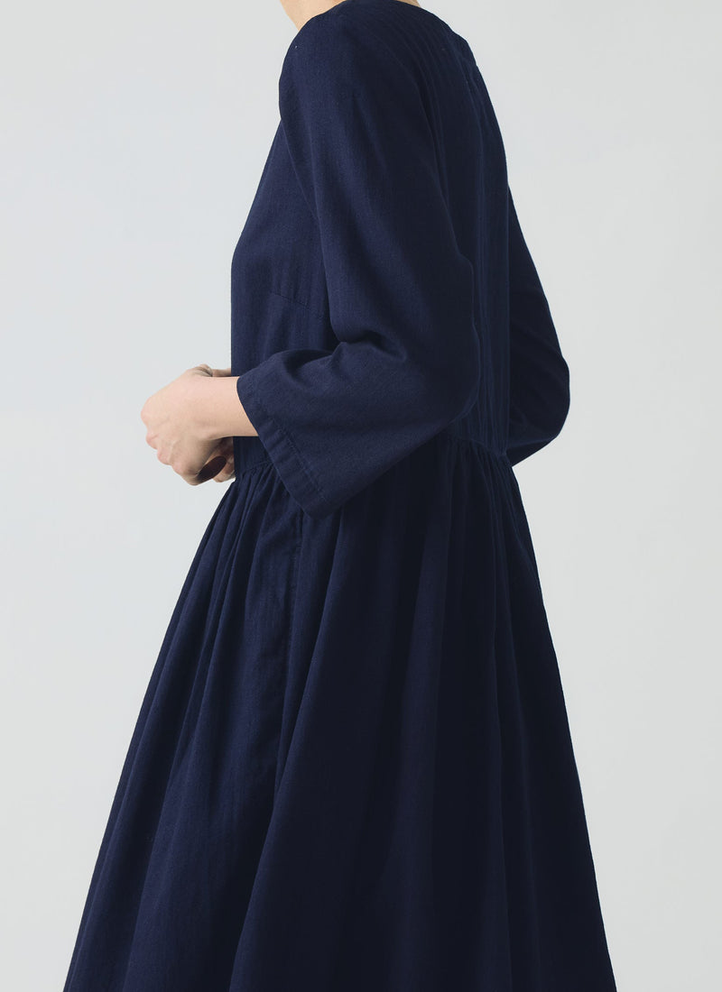 Freya Indigo Twill Dress | Indigo