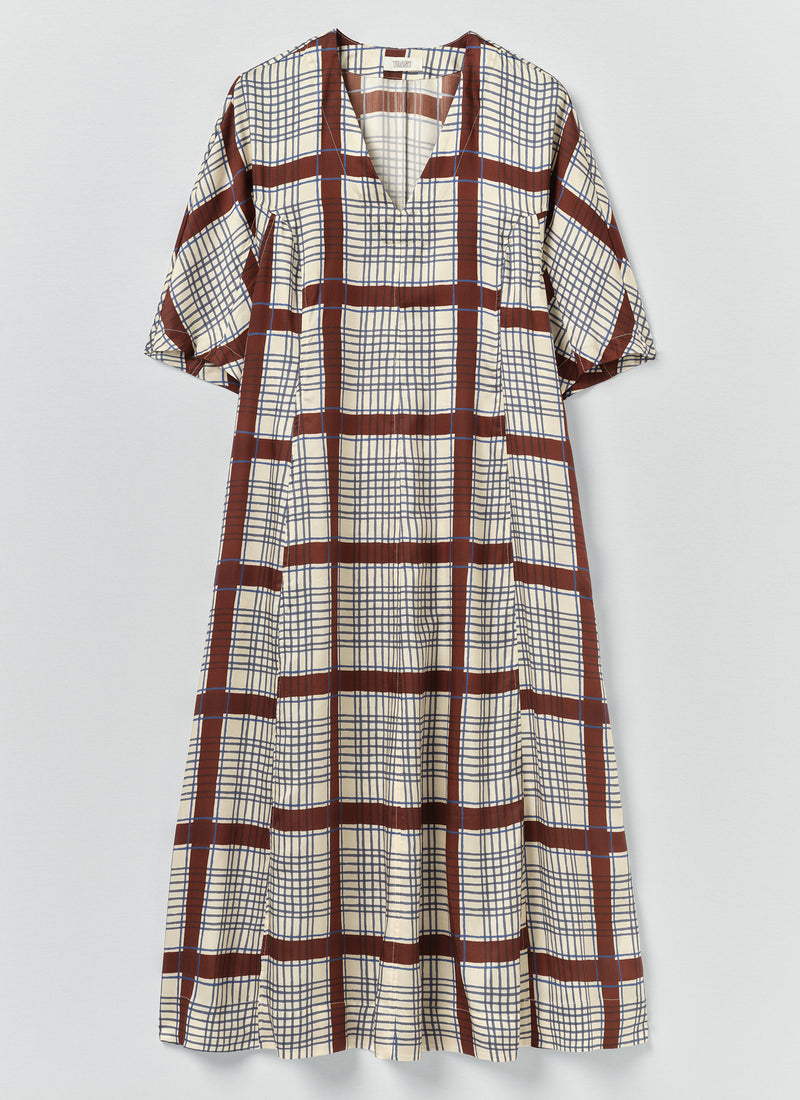 Tablecloth Print Dress | Soya/Multi