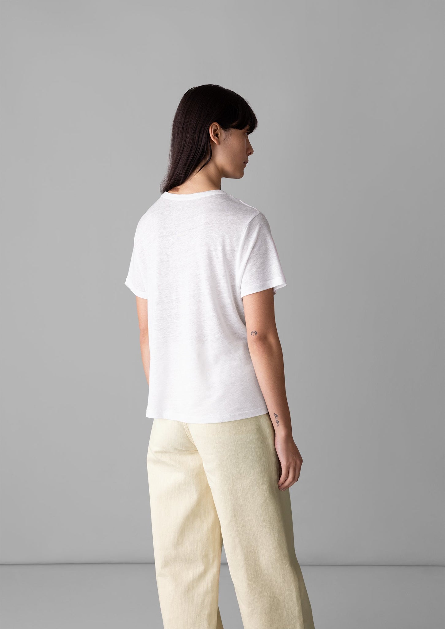 Linen Boy Tee White TOAST