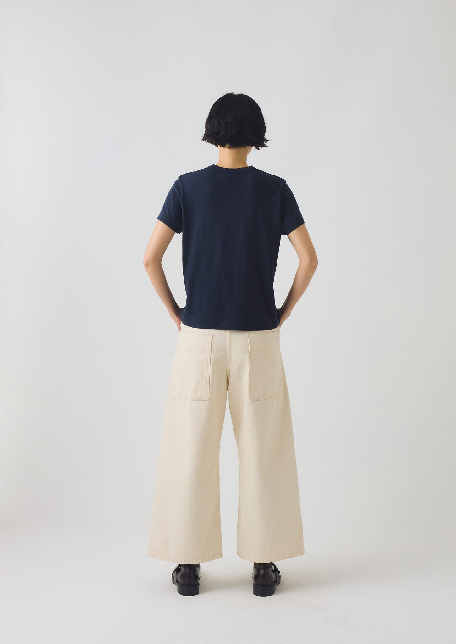 Sadie Organic Cotton Boy Tee | Dark Indigo
