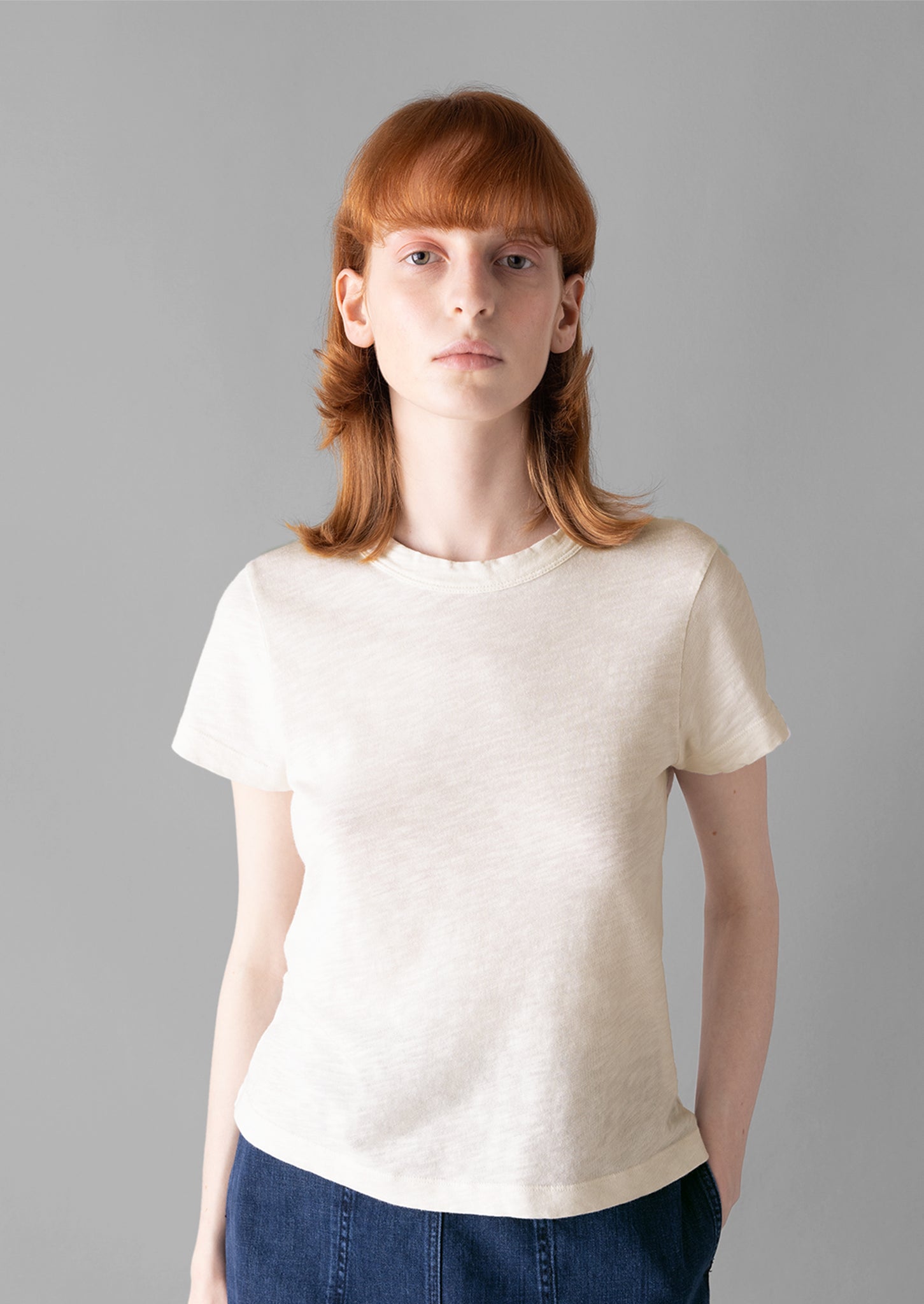 Sadie Organic Cotton Boy Tee Chalk TOAST