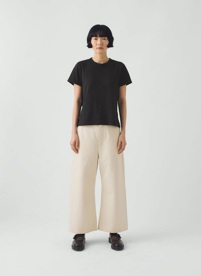 Sadie Cotton Boy Tee | Carbon Black