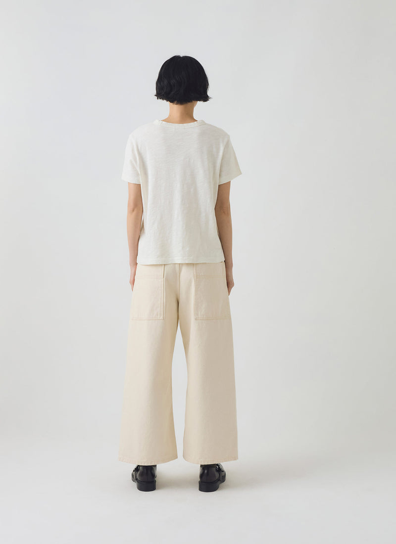 Sadie Cotton Boy Tee | Chalk