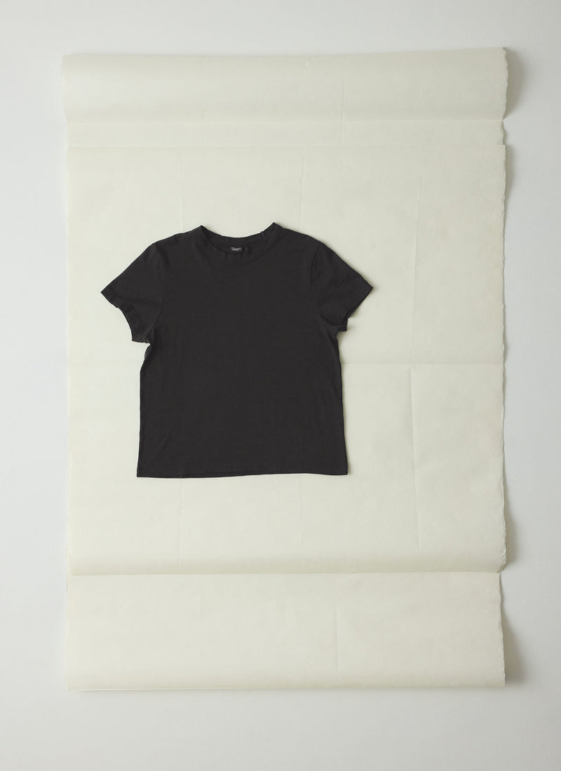 Sadie Cotton Boy Tee | Carbon Black