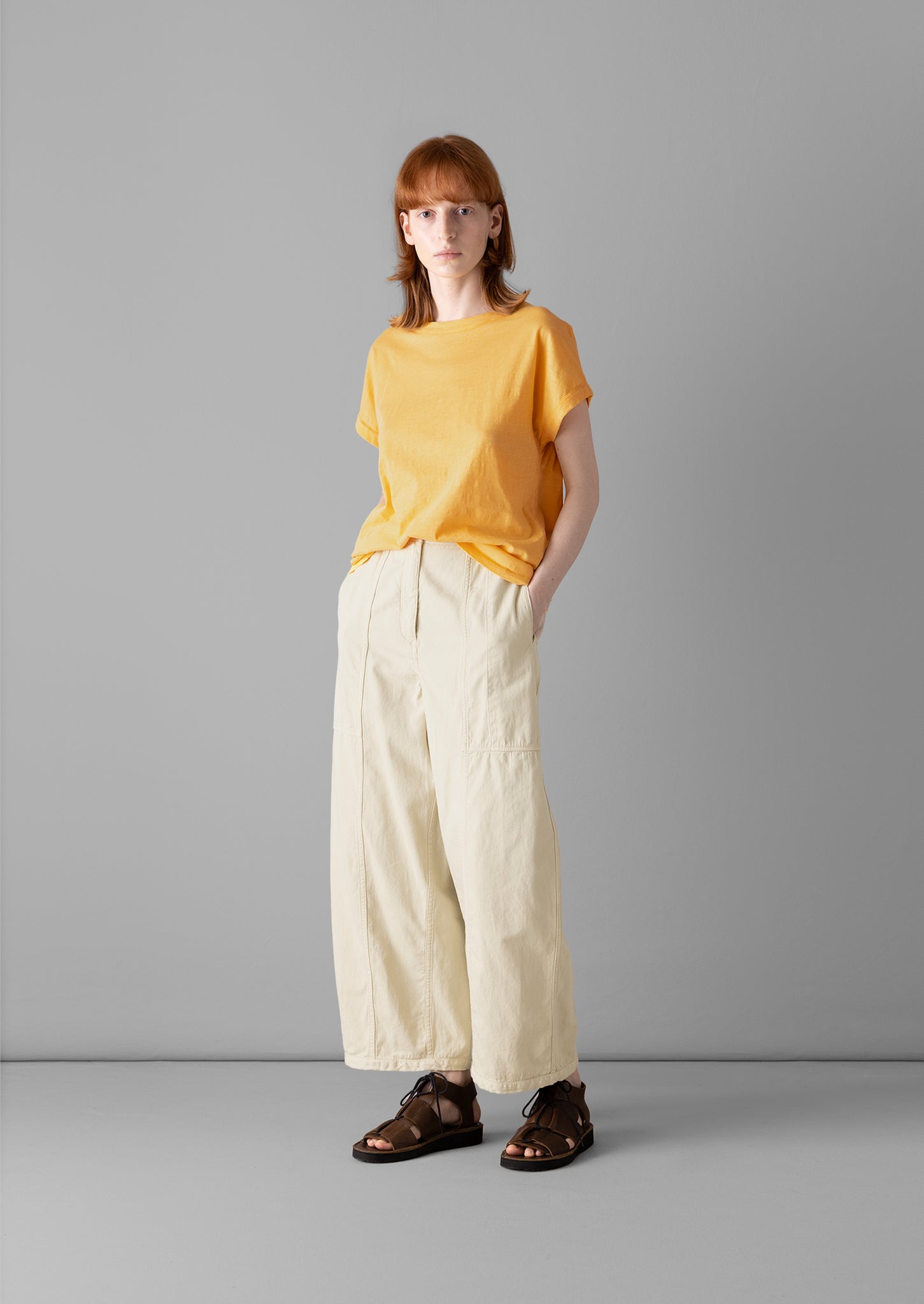 Alda Organic Cotton Easy Tee | Thistle main image 0