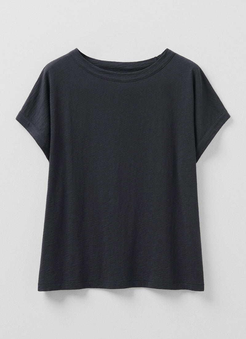 Alda Organic Cotton Easy Tee | Coal