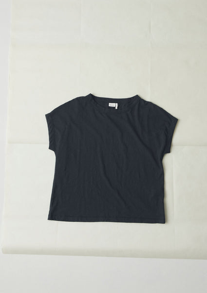 Alda Cotton Easy Tee Coal
