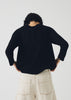 Lia Garment Dyed Boat Neck Tee | Carbon Black