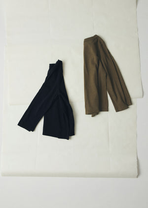 Lia Garment Dyed Boat Neck Tee | Olive