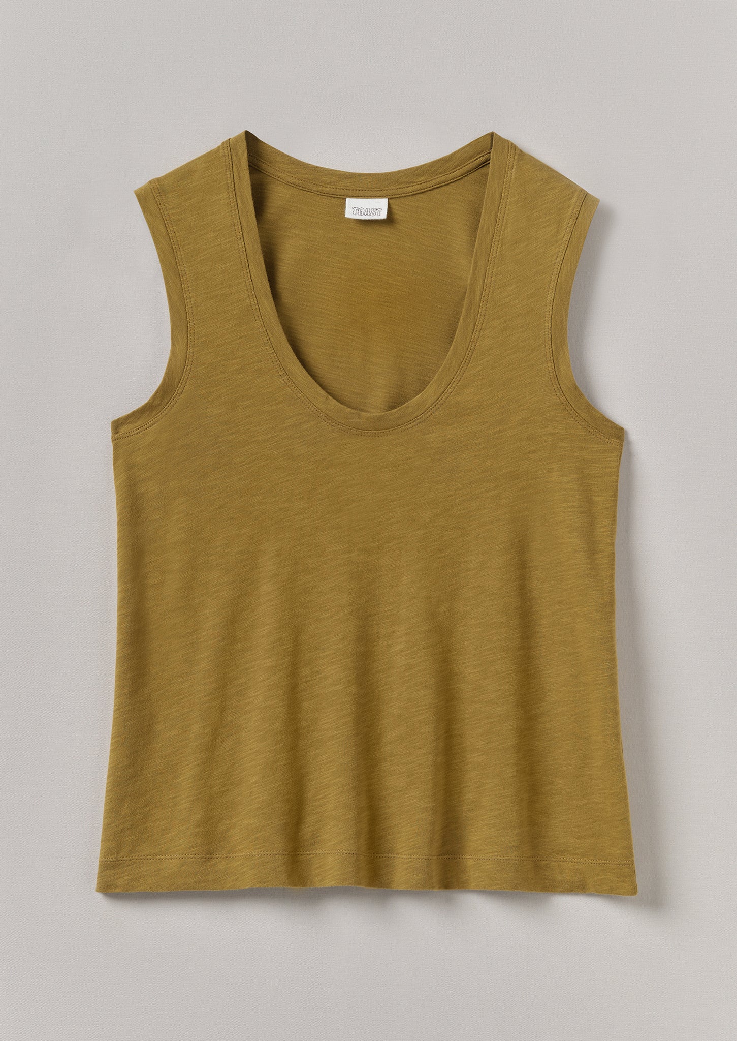 Cotton Sleeveless Tee | Leaf