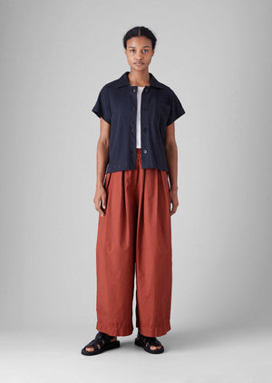 Cotton Hemp Jersey Shirt | Slate