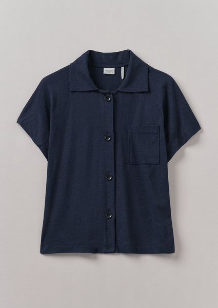 Cotton Hemp Jersey Shirt Slate