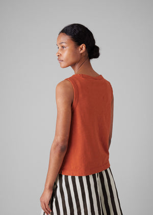 Garment Dyed Organic Cotton Tank Top | Ginger Nut