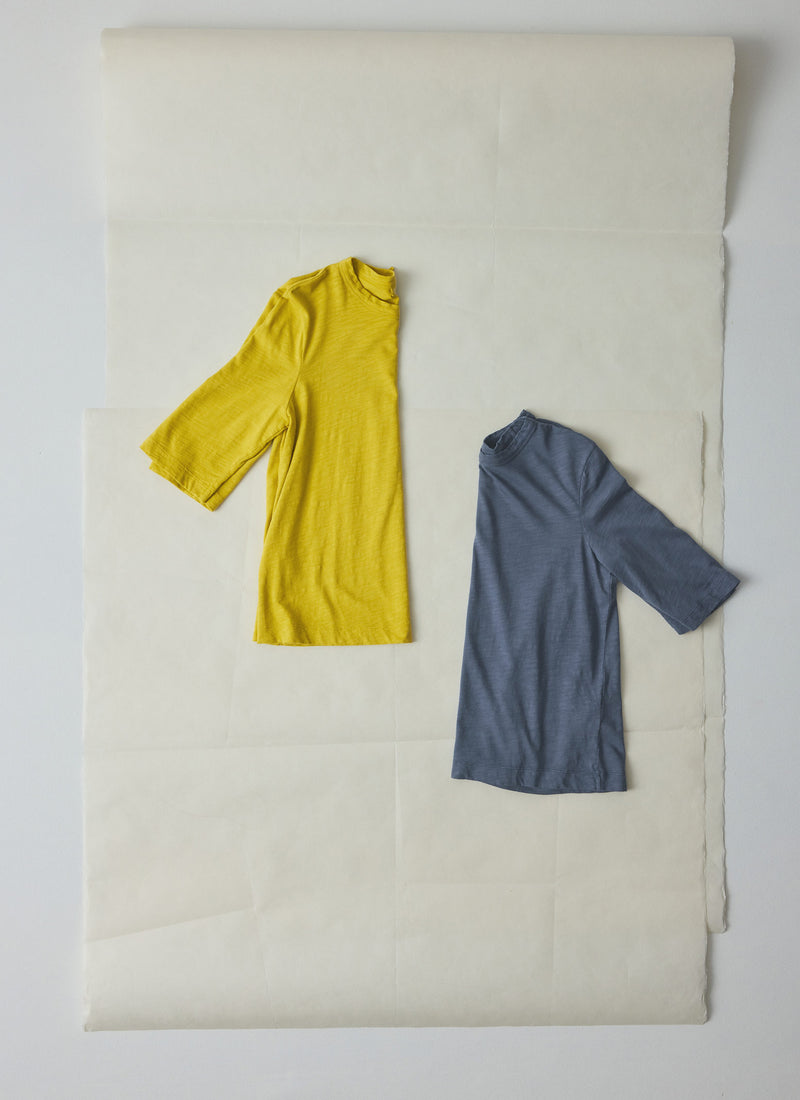 Cleo Garment Dyed Organic Cotton Tee | Chartreuse