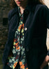 Boxy Cotton Velvet Jacket | Night