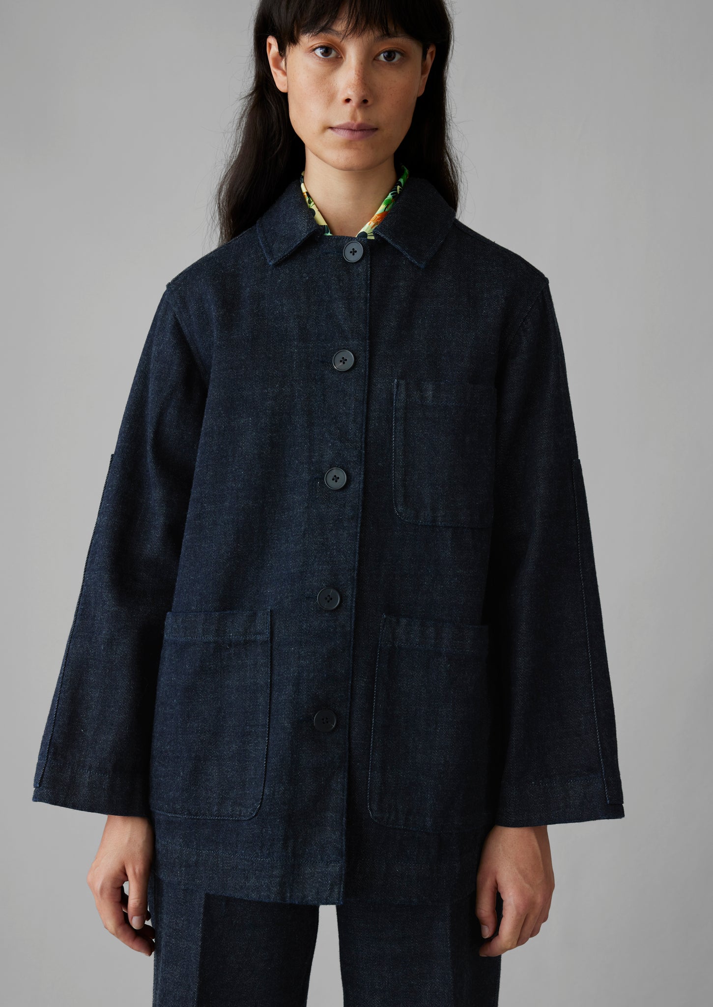 Japanese Denim Chore Jacket | Indigo
