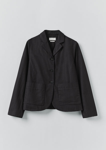 Cotton Wool Herringbone Jacket